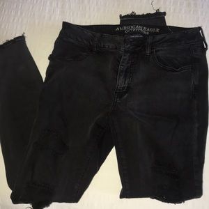 black jeans american eagle